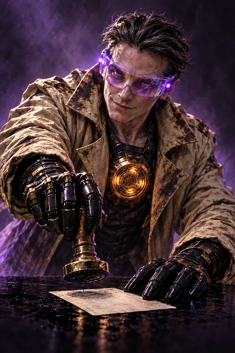 The Forger, a Neutral Hero of the GrailFinder Society